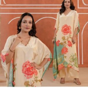 Coral Grace Kaftan Set✨