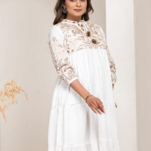 Soft Harmony 3/4 Midi Dress